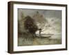 Bank of the Loire Near Chouze, 1893-Paul Desire Trouillebert-Framed Giclee Print