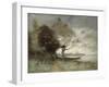 Bank of the Loire Near Chouze, 1893-Paul Desire Trouillebert-Framed Giclee Print