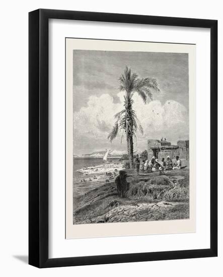 Bank of the Nile in the Neighbourhood of Abydos. Egypt, 1879-null-Framed Giclee Print