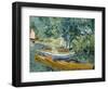 Bank of the Oise at Auvers, 1890 (Oil on Canvas)-Vincent van Gogh-Framed Giclee Print