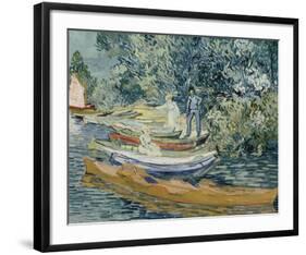 Bank of the Oise at Auvers, c.1890-Vincent van Gogh-Framed Art Print