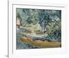 Bank of the Oise at Auvers, c.1890-Vincent van Gogh-Framed Art Print