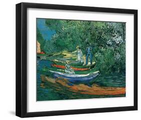 Bank of the Oise at Auvers, c.1890-Vincent van Gogh-Framed Art Print