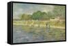 Bank of the Seine, 1887-Vincent van Gogh-Framed Stretched Canvas