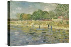 Bank of the Seine, 1887-Vincent van Gogh-Stretched Canvas