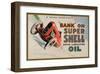 Bank on Super Shell-null-Framed Art Print