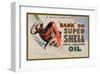 Bank on Super Shell-null-Framed Art Print