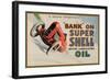 Bank on Super Shell-null-Framed Art Print