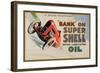 Bank on Super Shell-null-Framed Art Print