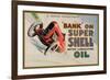 Bank on Super Shell-null-Framed Art Print