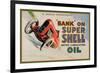 Bank on Super Shell-null-Framed Art Print