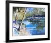 Bank on the Murray-Craig Trewin Penny-Framed Art Print