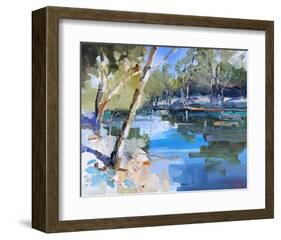 Bank on the Murray-Craig Trewin Penny-Framed Art Print