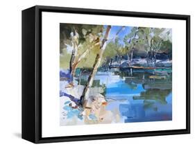 Bank on the Murray-Craig Trewin Penny-Framed Stretched Canvas