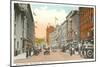 Bank Street, Waterbury, Connecticut-null-Mounted Art Print