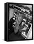 Bank Workers Filing Textile Shares in Steel Vaults at Deutches Bank-Margaret Bourke-White-Framed Stretched Canvas