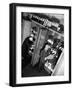 Bank Workers Filing Textile Shares in Steel Vaults at Deutches Bank-Margaret Bourke-White-Framed Photographic Print