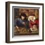Banker of the 16th Century with His Wife-Quentin Matsys-Framed Art Print