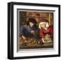 Banker of the 16th Century with His Wife-Quentin Matsys-Framed Art Print