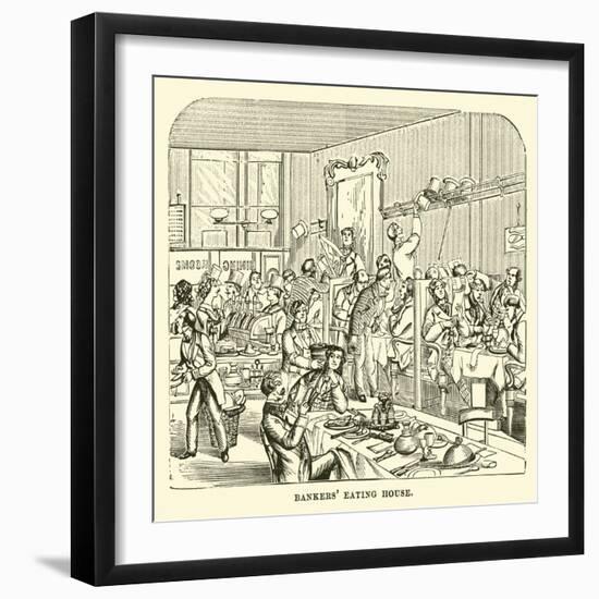 Bankers' Eating House-null-Framed Giclee Print