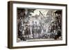 Banking, Bartering, and Shipping in New Amsterdam-null-Framed Giclee Print