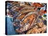 Bankok Food Market with a a Large Variety of Food Choices-Terry Eggers-Stretched Canvas