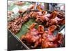 Bankok Food Market with a a Large Variety of Food Choices-Terry Eggers-Mounted Photographic Print