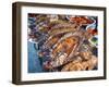 Bankok Food Market with a a Large Variety of Food Choices-Terry Eggers-Framed Photographic Print