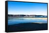 Banks Lake at Very Low Water Levels Near Grand Coulee Dam in Central Washington-Ben Herndon-Framed Stretched Canvas