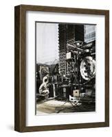 Banks of Capacitors Needed to Ignite Plasma in Electro-Magnetic Chambers-null-Framed Giclee Print