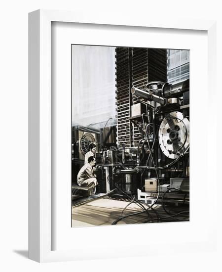 Banks of Capacitors Needed to Ignite Plasma in Electro-Magnetic Chambers-null-Framed Giclee Print