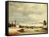 Banks of Seine-Henri Rousseau-Framed Stretched Canvas