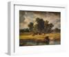 'Banks of the Envy, near Rhuddlan', 1852, (1938)-Alfred Vickers-Framed Giclee Print