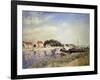 Banks of the Loing at Saint-Mammes-Alfred Sisley-Framed Giclee Print