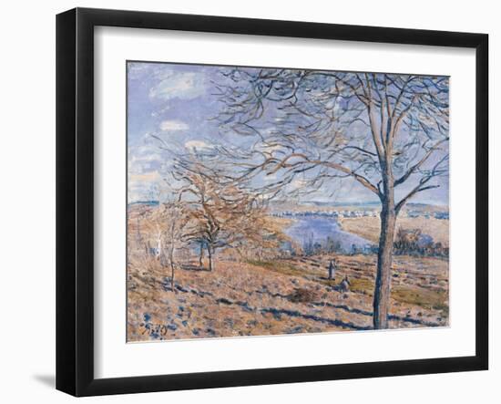 Banks of the Loing - Autumn Effect, 1881-Alfred Sisley-Framed Giclee Print