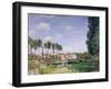 Banks of the Loing, Moret, 1892-Alfred Sisley-Framed Giclee Print