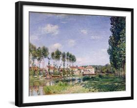 Banks of the Loing, Moret, 1892-Alfred Sisley-Framed Giclee Print