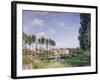 Banks of the Loing, Moret, 1892-Alfred Sisley-Framed Giclee Print