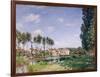 Banks of the Loing, Moret, 1892-Alfred Sisley-Framed Giclee Print