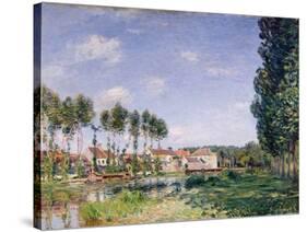Banks of the Loing, Moret, 1892-Alfred Sisley-Stretched Canvas