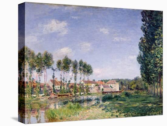 Banks of the Loing, Moret, 1892-Alfred Sisley-Stretched Canvas