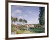 Banks of the Loing, Moret, 1892-Alfred Sisley-Framed Giclee Print