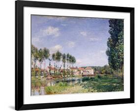 Banks of the Loing, Moret, 1892-Alfred Sisley-Framed Giclee Print