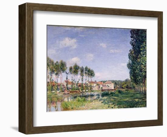 Banks of the Loing, Moret, 1892-Alfred Sisley-Framed Giclee Print