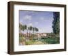 Banks of the Loing, Moret, 1892-Alfred Sisley-Framed Giclee Print