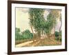 Banks of the Loing, Near Moret-Alfred Sisley-Framed Giclee Print