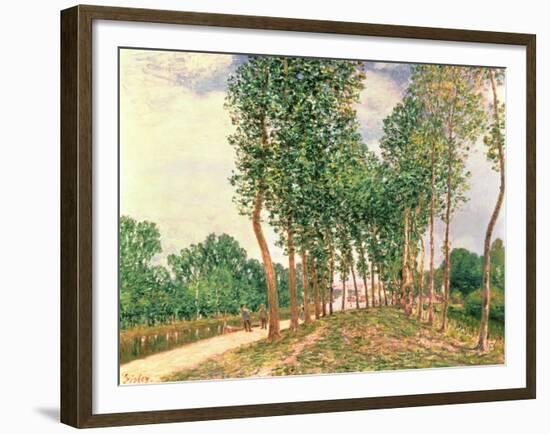 Banks of the Loing, Near Moret-Alfred Sisley-Framed Giclee Print