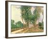 Banks of the Loing, Near Moret-Alfred Sisley-Framed Giclee Print