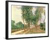 Banks of the Loing, Near Moret-Alfred Sisley-Framed Giclee Print