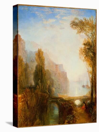 Banks of the Loire (Oil on Canvas)-Joseph Mallord William Turner-Stretched Canvas